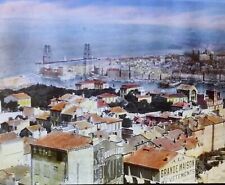 Overlooking Marseille, France, c1930s Magic Lantern Glass Slide picture