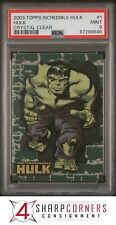 2003 TOPPS THE INCREDIBLE HULK CRYSTAL CLEAR #1 POP 2 PSA 9 N3961970-646 picture