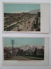 OGDEN Utah Historic Postcards Early 1900s ReedHotel Opera CityHall Washington St picture