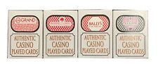 NIB Authentic Casino played Cards 4 sets picture
