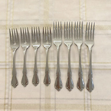 CHATEAU Oneida Silver Deluxe Flatware 8 Piece Fork 0HSCHAT Oneidacraft Glossy picture
