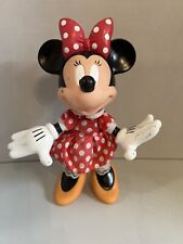 Vintage Applause Disney Minnie Mouse Vinyl Doll 9” Tall Poseable picture