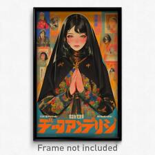 Vietnamese Movie Poster - Girl Feeling Cowardly, Triangular Black Capelet picture