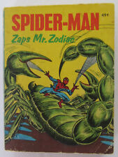 SPIDER-MAN ZAPS MR ZODIAC~GEORGE S. ELRICK~WHITMAN BIG LITTLE BOOK~1976~VG+ COND picture