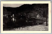 Postcard Old Smoke & Cinders, Railroad, Idaho Springs Colorado Unposted picture