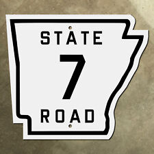 Arkansas state route 7 highway marker road sign 1920s 1930s picture
