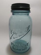 1910-1920's Authentic Rare Antique Ball Perfect Mason Jar, 1 Qt/Mold #1/Zinc Lid picture
