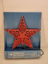 Holiday Time LED Tree Topper LED Lights 10” Color Changing  NEW OPEN BOX TESTED picture