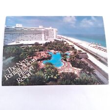 Miami Florida -New Fontainebleau Hilton Resort- c2008 Birds Eye Postcard 4x6 picture