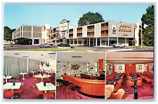 c1950's Admiral Ben Bow Inn Motel Memphis Tennessee TN Multiview Postcard picture