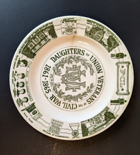 Civil War Centennial 1961 Daughters Veterans Kettlesprings Kilns Plate History picture
