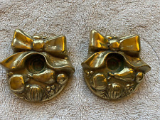 Brass Decorative Candle Holders 2 3/4