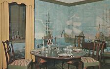 Dining Room Vermont House The Shelburne Museum Vermont Vintage Chrome Postcard picture
