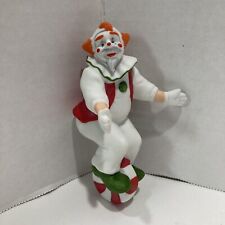 VINTAGE Hallmark Hand Painted Fine Porcelain Peppermint Clown (1989) Penny wise picture