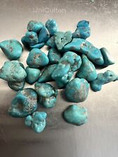 Natural Old Waterweb Southwest USA Turquoise Rough Stone Gem 50 Gram Lot g picture