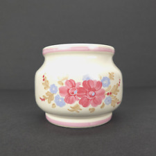 vintage ftd 1981 usa planter pot vase floral pink blue white ceramic porcelain picture