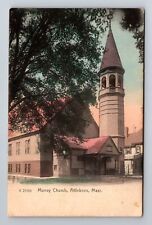 Attleboro MA-Massachusetts, Murray Church, Antique, Vintage Postcard picture