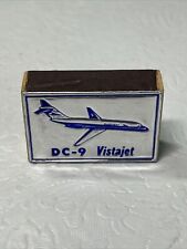 Allegheny Airlines Matchbox DC 9 Vistajet Airlines Matches picture