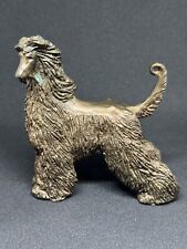 Antique Bronze Afghan Dog Breed And Signed. picture