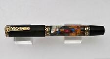 2001 RARE KRONE MOSES LIMITED EDITION FOUNTAIN PEN 18K NIB IN SOLID MARBLE BOX picture