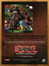 2004 Yu-Gi-Oh TCG Regional Tournament Print Ad/Poster CCG Trading Card Game Art picture