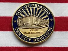 Orlando Police Department Headquarters Building Enamel Challenge Coin picture