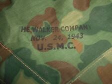 U.S.ARMY* :  1943 WWII MARINE CORPS PONCHO ISSUE PACIFIC 1943 WW2   -- picture