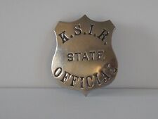 Obsolete Kansas State Industrial Reformatory Official badge police jail picture
