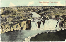 Postcard ID Great Shoshone Falls Idaho c1916 U/B Antique picture