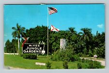 Vero Beach FL-Florida, McKee's Jungle Garden, Advertising, Vintage Postcard picture