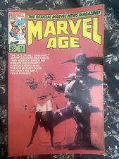 Marvel Age #28 ~ 1985 ~ Sienkiewicz Cover ~ Dazzler New Mutants picture