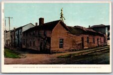 Vtg Monterey California CA First Wooden Building 1910s View Unused Postcard picture