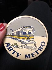 Rare Vintage Large Arty Metro Pin picture