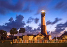 Lighthouse  Postcard at Dusk - 3D Action Lenticular picture