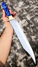 MJ CUSTOM HANDMADE D2 STEEL HUNTING BOWIE KNIFE For Gift, New Year Gift W/Sheath picture
