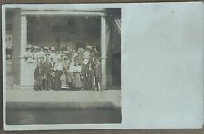 Large Group Photograph. Vintage Real Photo Postcard. RPPC. picture