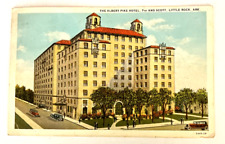 Postcard 1934 Postmark Levy Ark. THE ALBERT PIKE HOTEL  LITTLE ROCK, ARKANSAS picture
