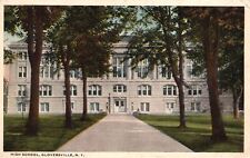 1927 High School Campus Building Gloversville New York Chas Pub Vintage Postcard picture
