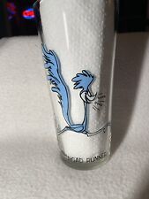VINTAGE 1973 ROAD RUNNER Looney Tunes Pepsi Drinking Glass Tumbler 16 oz picture