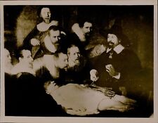 GA43 Original Underwood Photo THE ANATOMICAL LESSON Rembrandt Painting Hacked picture