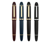 Set of 4PCS Jinhao X159 Fountain Pen Fine Nib Acrylic Big Size Writing Pen picture