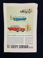 Chevrolet Corvair Magazine Ad 7 x 10 Metropolitan Life Insurance picture