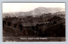 Richland VA-Virginia, RPPC: Pasture Landscape, Real Photo Vintage c1941 Postcard picture