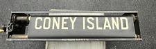 1940s New York Subway Sign Side Destination Rollsign In Signbox Rare - Read picture