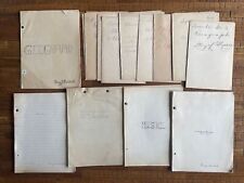 Early Hand Written School Compositions From 1930s-40s Bound Paper PENCIL antique picture