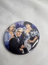 Dynasty TV Series Collectible Pin Back Button 3” Round- 1985 by Royal Orleans picture
