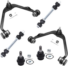 Detroit Axle - 2WD Front Upper Control Arms + Lower Ball Joints + Sway Bars for  picture
