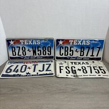 EXPIRED TEXAS LICENSE PLATE Collection Set of 4 picture