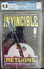 INVINCIBLE RETURNS #1 - CGC 9.8 - COOKE VARIANT COVER - RARE - HARD TO FIND picture