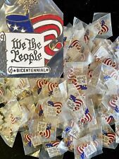 1976  WE THE PEOPLE Bicentennial  Lapel Pin - LOT OF 82 picture